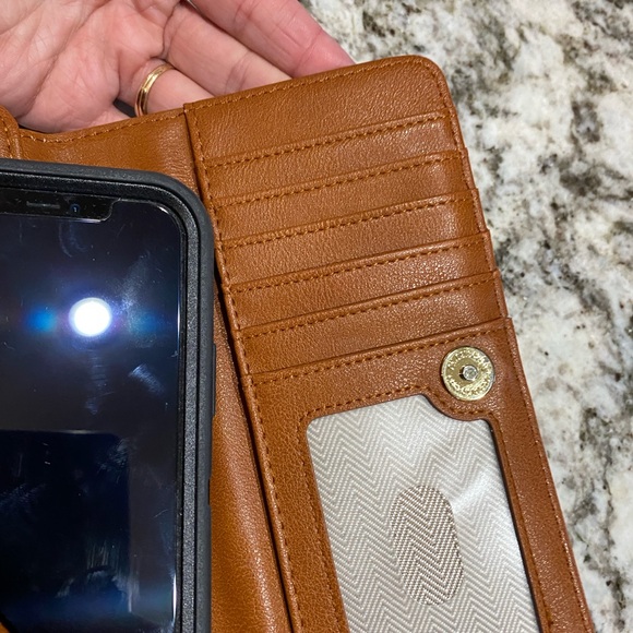Camel crossbody/wristlet wallet - Picture 4 of 5